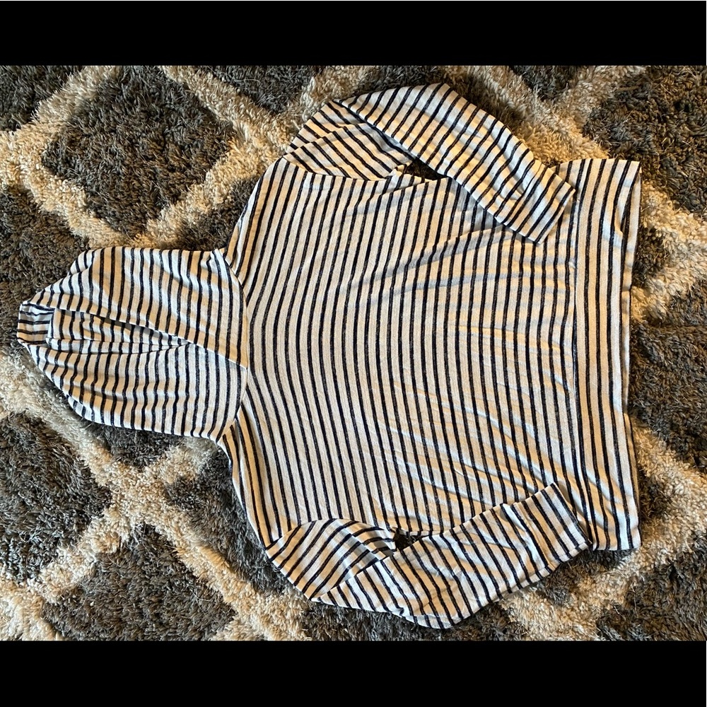 Striped hoodie